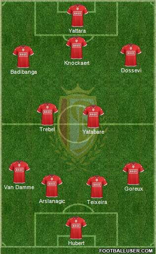 R Standard de Liège Formation 2015
