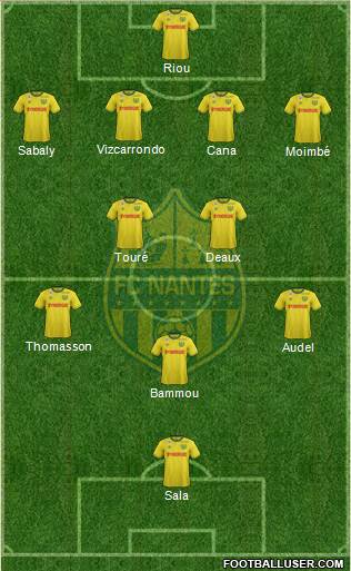 FC Nantes Formation 2015