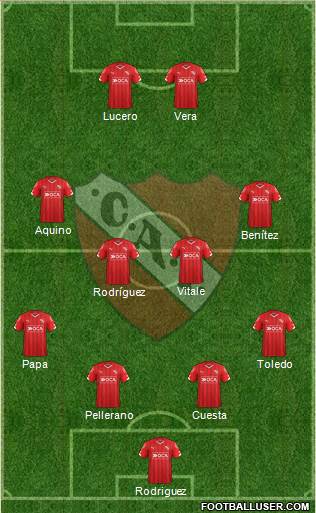 Independiente Formation 2015