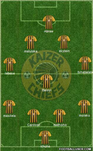 Kaizer Chiefs Formation 2015