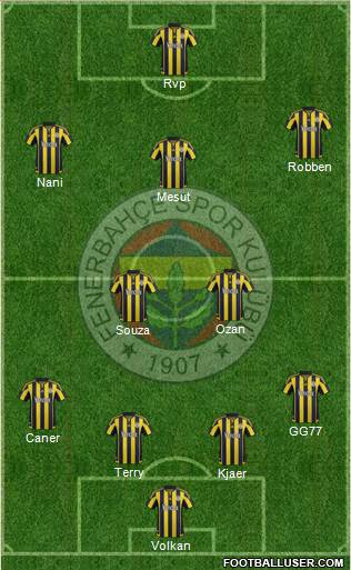 Fenerbahçe SK Formation 2015