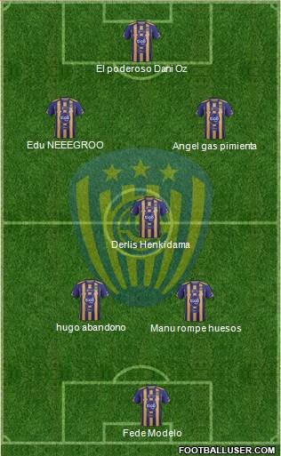 C Sportivo Luqueño Formation 2015