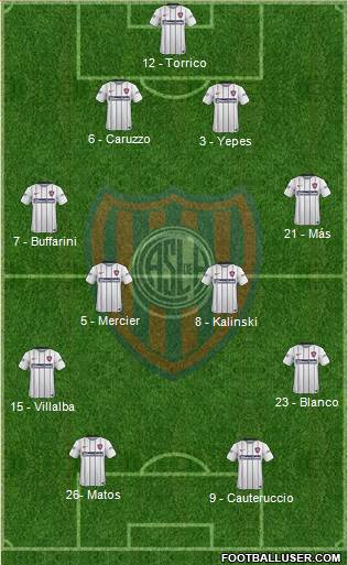 San Lorenzo de Almagro Formation 2015