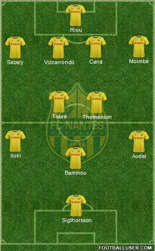 FC Nantes Formation 2015
