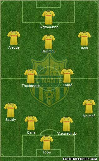 FC Nantes Formation 2015