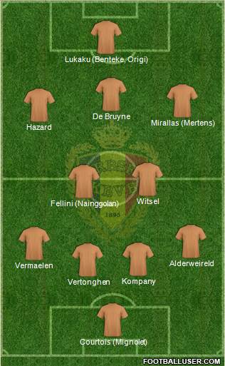 Belgium Formation 2015