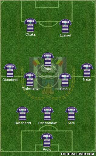RSC Anderlecht Formation 2015