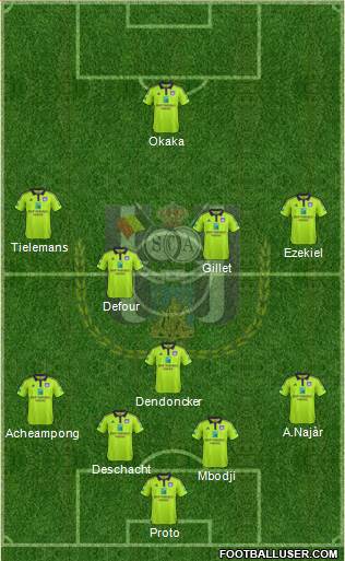 RSC Anderlecht Formation 2015