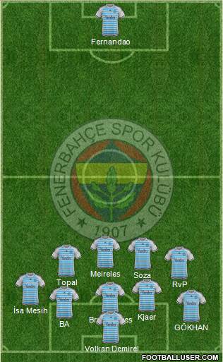 Fenerbahçe SK Formation 2015
