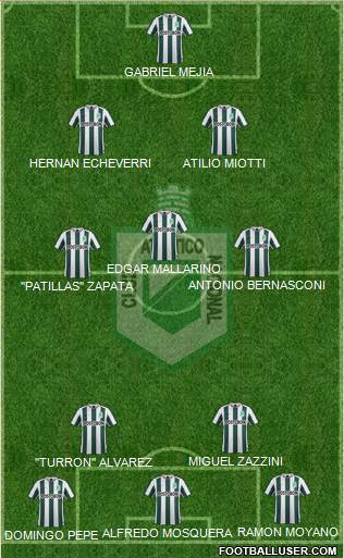 CDC Atlético Nacional Formation 2015