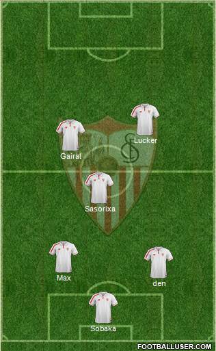 Sevilla F.C., S.A.D. Formation 2015
