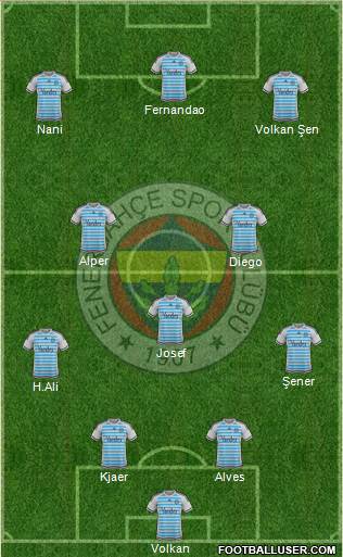 Fenerbahçe SK Formation 2015