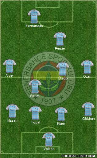 Fenerbahçe SK Formation 2015