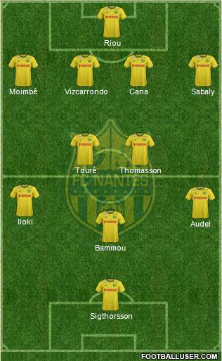 FC Nantes Formation 2015