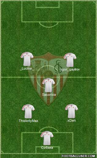 Sevilla F.C., S.A.D. Formation 2015