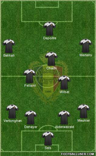 Belgium Formation 2015