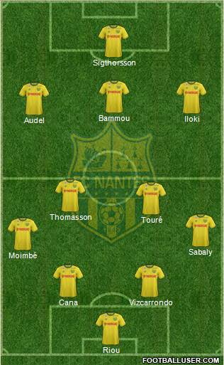 FC Nantes Formation 2015