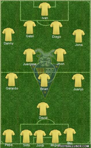 C.F. Badalona Formation 2015