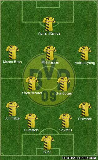 Borussia Dortmund Formation 2015