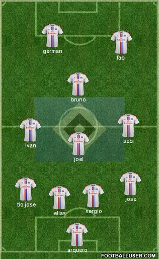 Hamburger SV Formation 2015