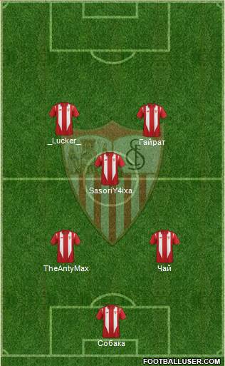 Sevilla F.C., S.A.D. Formation 2015