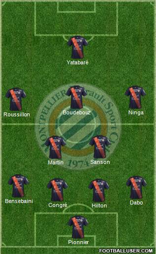 Montpellier Hérault Sport Club Formation 2015