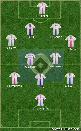 Hamburger SV Formation 2015