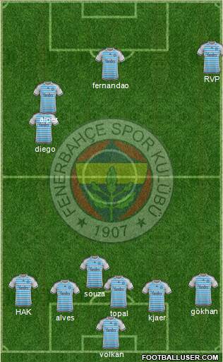 Fenerbahçe SK Formation 2015