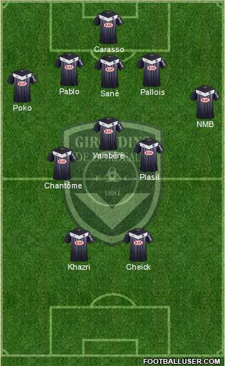 FC Girondins de Bordeaux Formation 2015