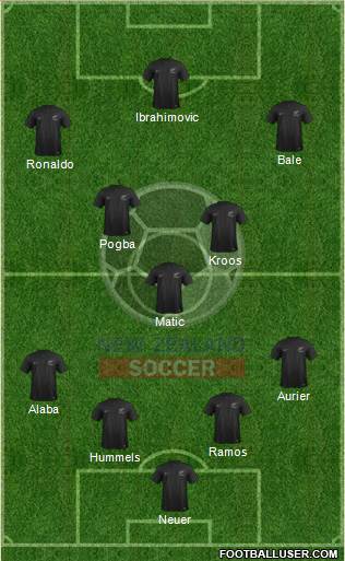 New Zealand Formation 2015