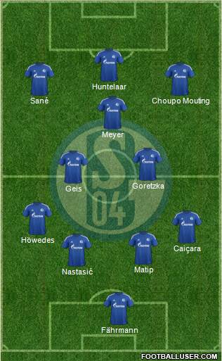 FC Schalke 04 Formation 2015