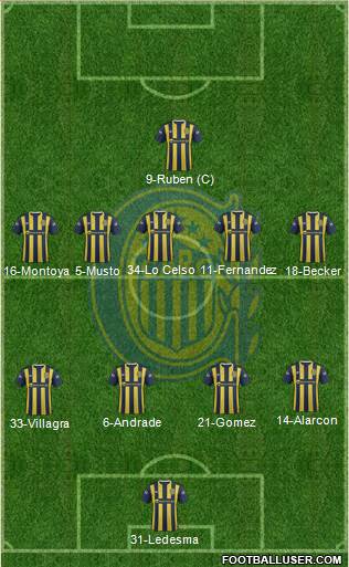Rosario Central Formation 2015