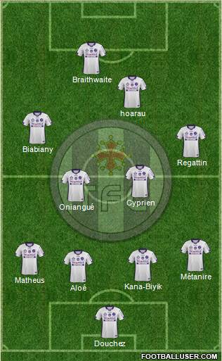 Toulouse Football Club Formation 2015