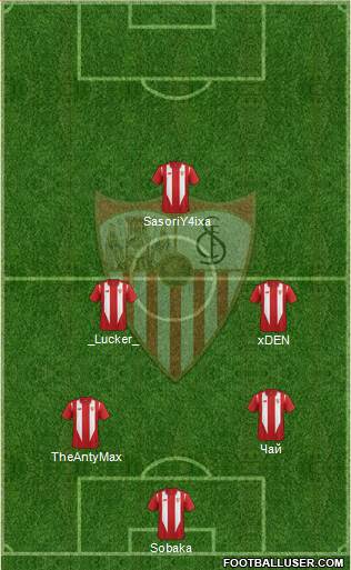 Sevilla F.C., S.A.D. Formation 2015