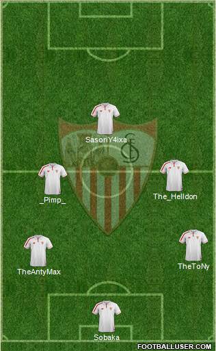 Sevilla F.C., S.A.D. Formation 2015