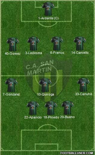 San Martín de San Juan Formation 2015
