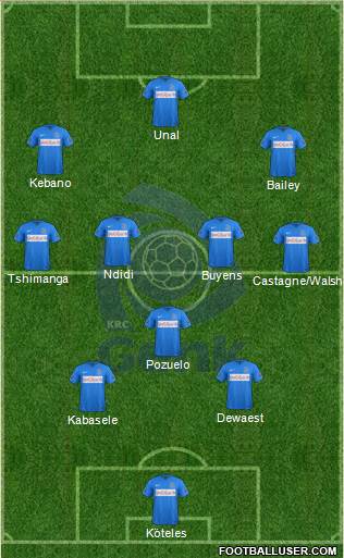 K Racing Club Genk Formation 2015