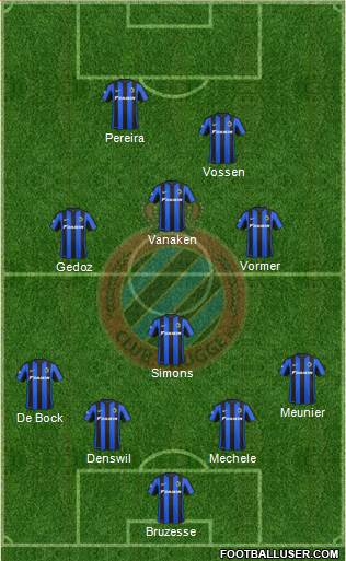 Club Brugge KV Formation 2015
