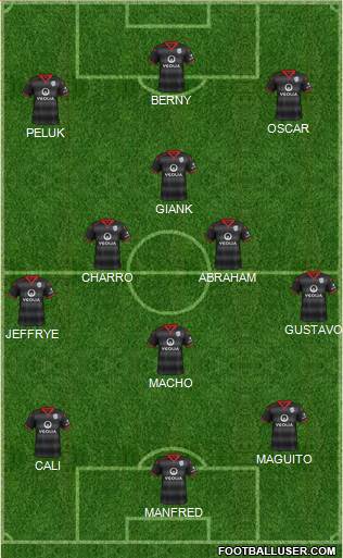 Adelaide United FC Formation 2015