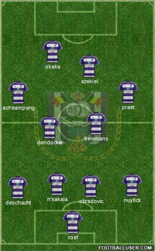 RSC Anderlecht Formation 2015