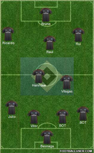 Hamburger SV Formation 2015