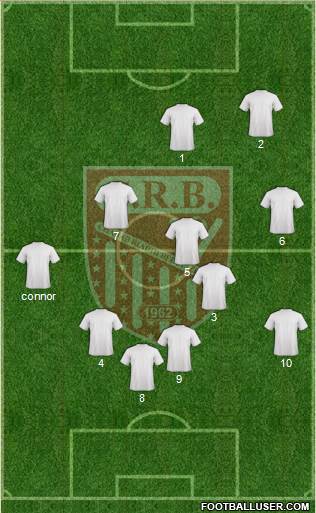 Chabab Riadhi Belouizdad 3-5-2 football formation