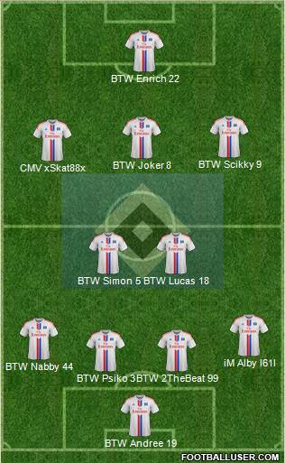 Hamburger SV Formation 2015