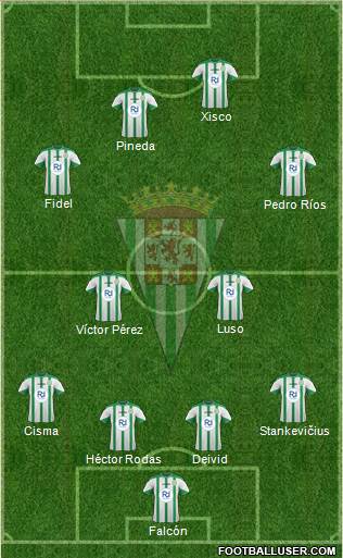 Córdoba C.F., S.A.D. Formation 2015