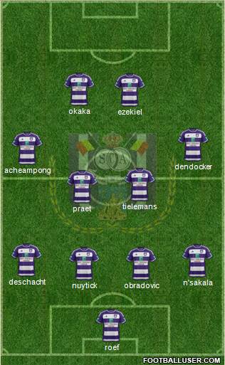 RSC Anderlecht Formation 2015