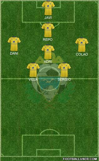A.D. Alcorcón Formation 2015