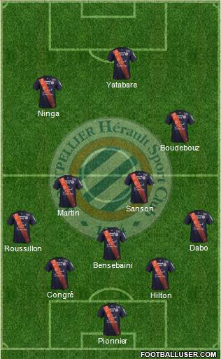 Montpellier Hérault Sport Club Formation 2015