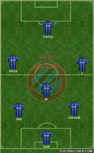 Club Brugge KV Formation 2015