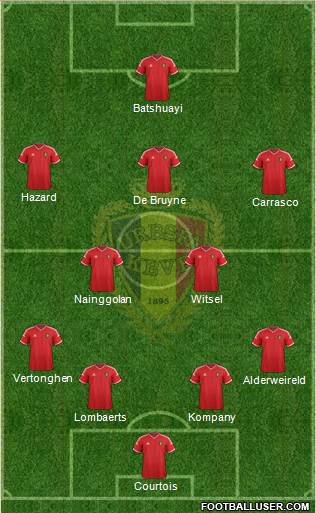 Belgium Formation 2015