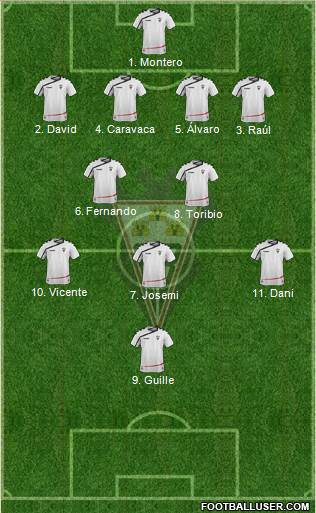 Albacete B., S.A.D. Formation 2015